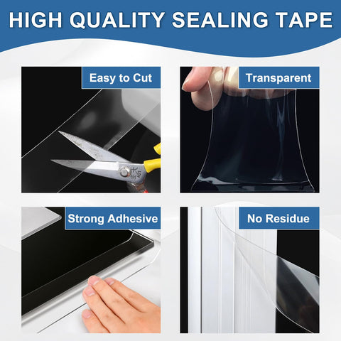 FOURGUN multi-surface sealing suited for windows, showers, cabinets, and RV edges