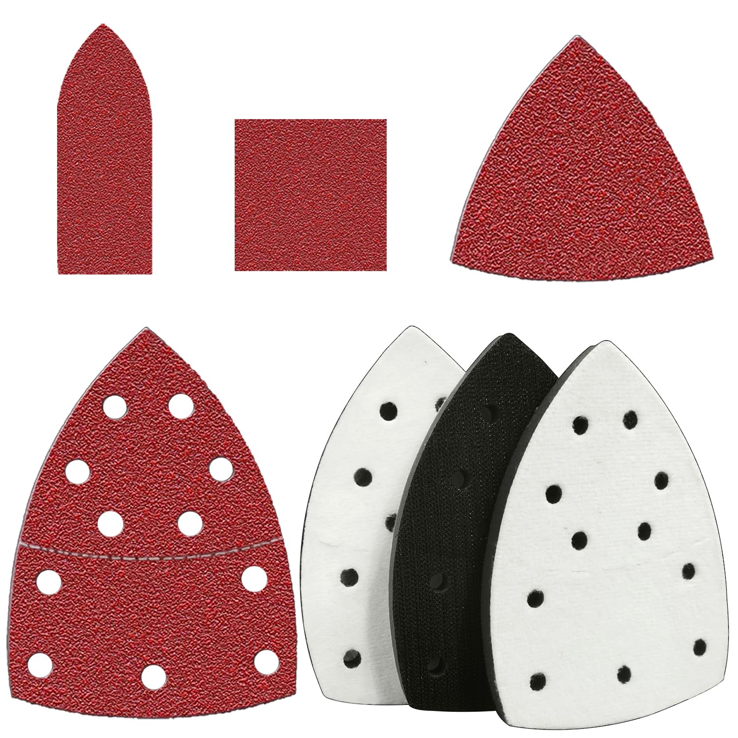 FOWOK mouse sander sandpaper grits pack for versatile finishing.