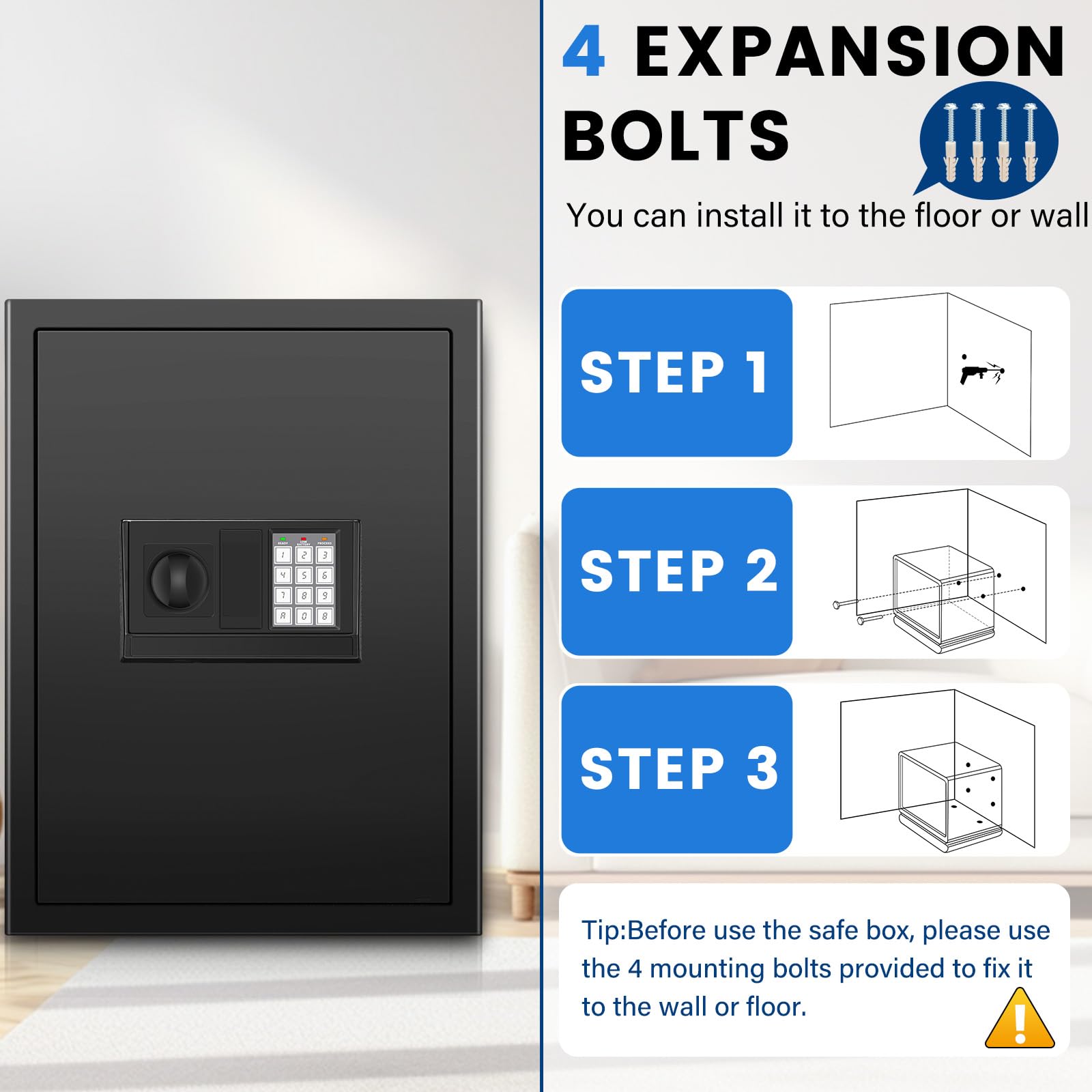 FOWORE anchoring holes enable secure mounting for added protection