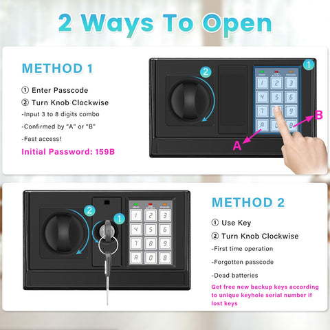 FOWORE anti-theft alarm system indicator demonstrates alert options