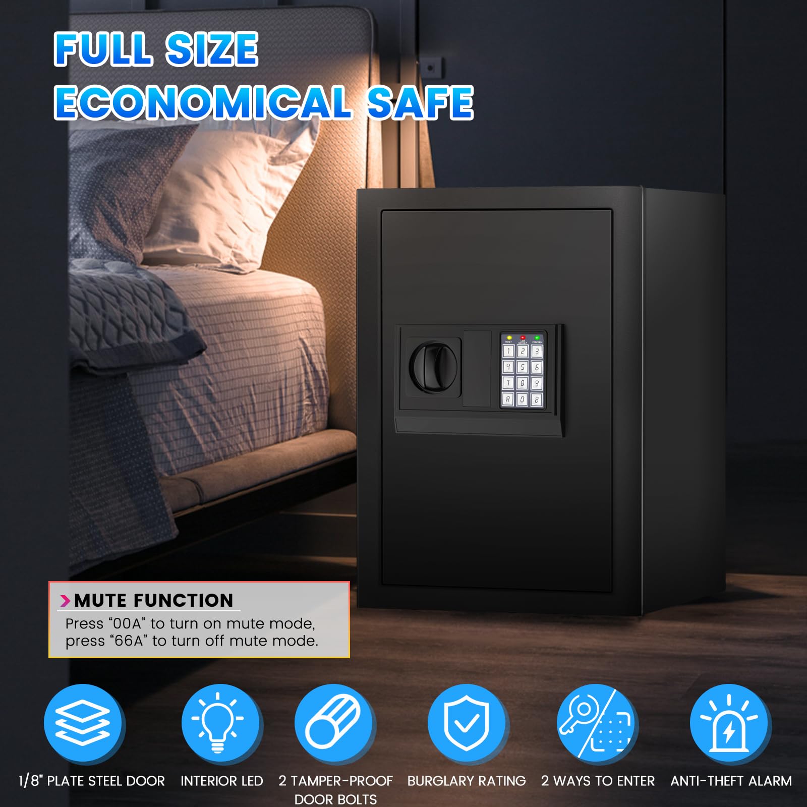 FOWORE low battery indicator prompts timely battery replacement
