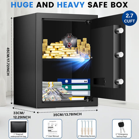 FOWORE removable shelf arrangement illustrates flexible storage space