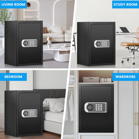 FOWORE safe box wall and floor mounting holes enable discreet installation.