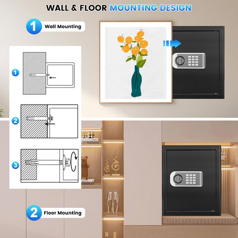 FOWORE safebox burglar alarm deterring unauthorized access with alert.
