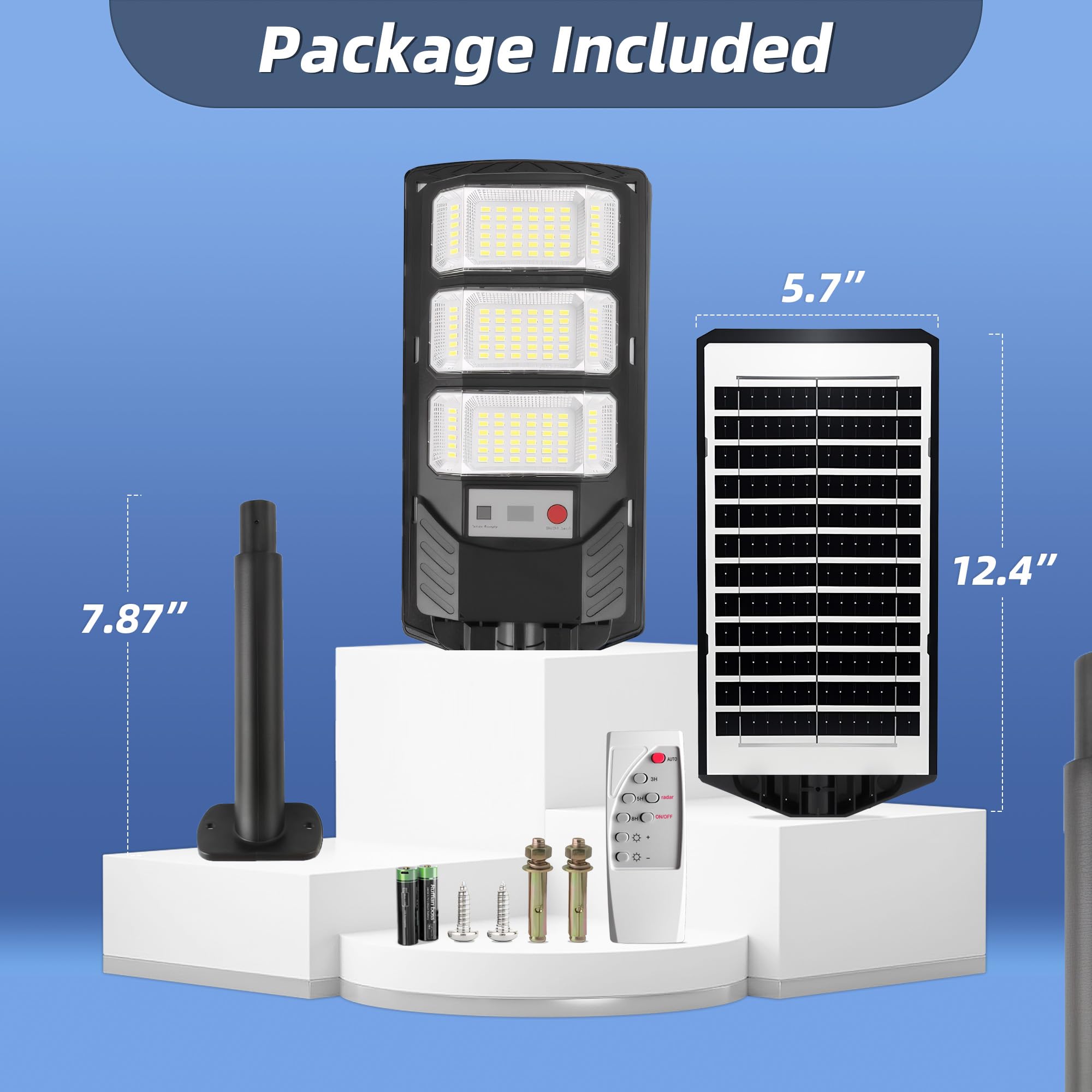 FOWSEEK IP67 waterproof design withstands rain and snow for outdoor use.