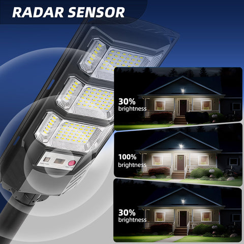 FOWSEEK dusk-to-dawn light activates automatically as night falls.
