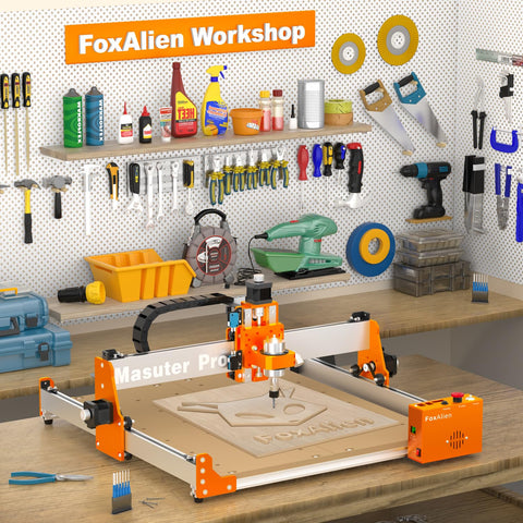 FoxAlien Masuter Pro pre-wired assembly saves setup time.