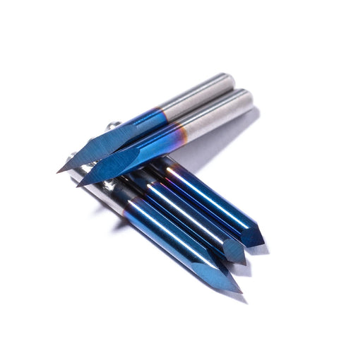 FoxAlien triangular bits 30-degree 0.1mm for precise pattern carving and signage.