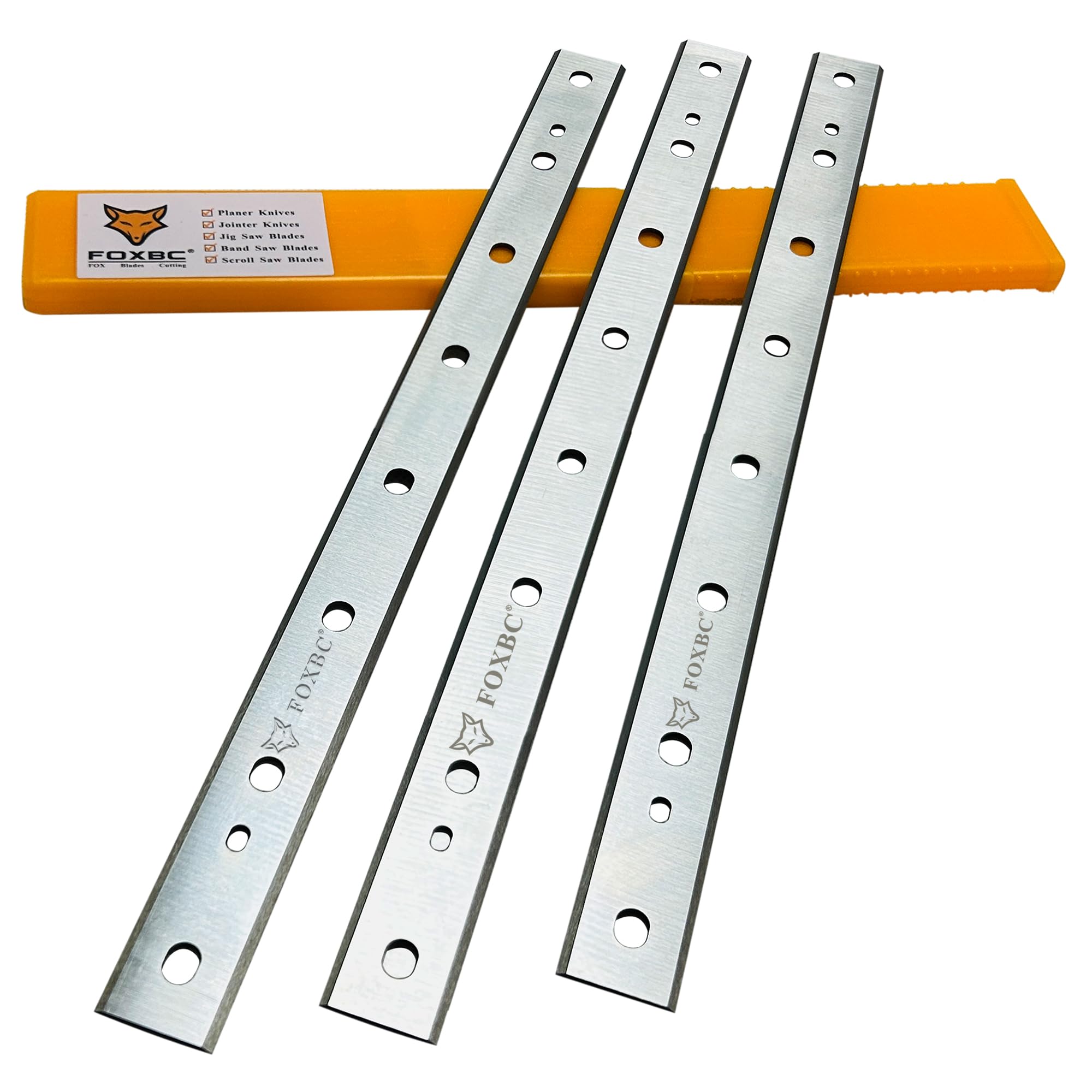 FOXBC 12-1/2 inch planer blades for DeWalt DW734 deliver precise cuts.