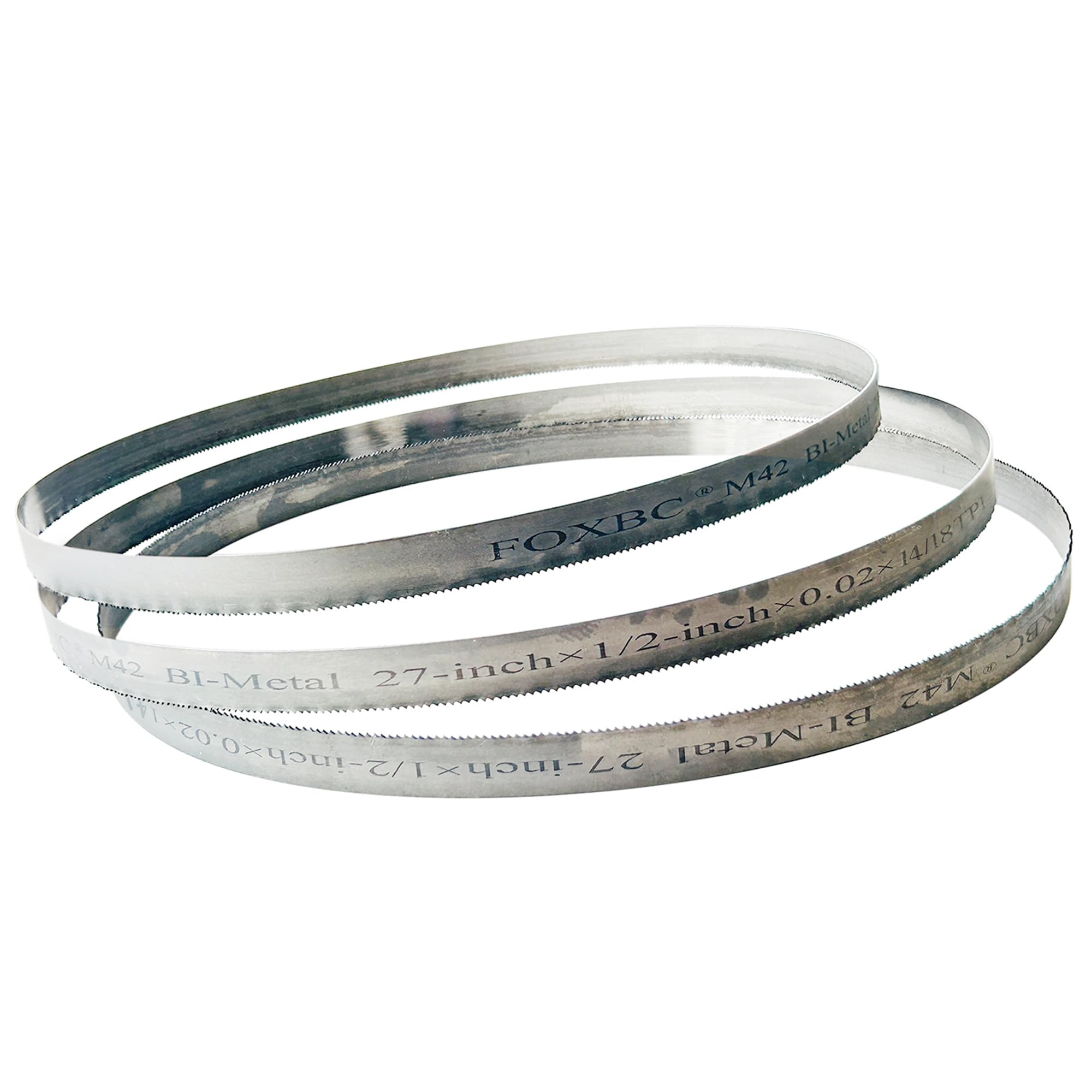 FOXBC bi-metal M42 high-speed steel construction for heat resistance