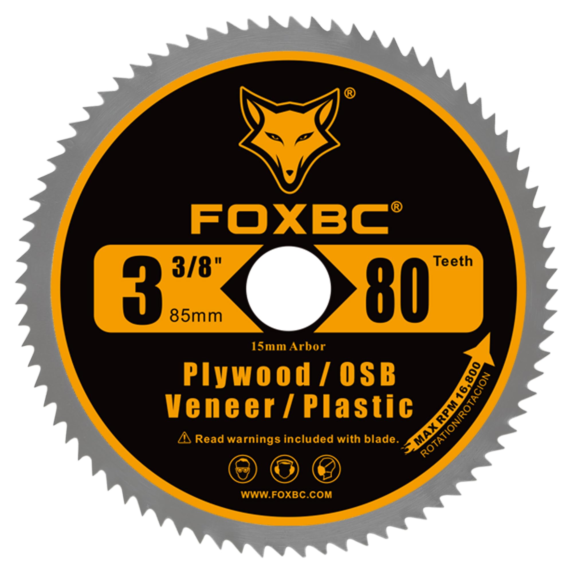 FOXBC diamond blade demonstrating tile and concrete wet-cut capability with precise edges