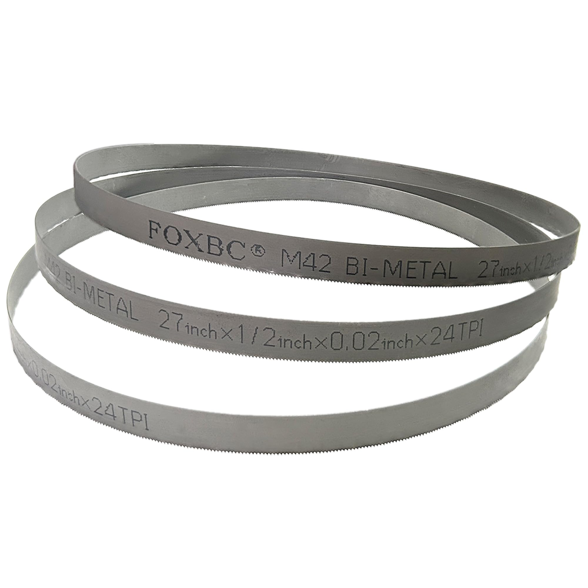 FOXBC 3-pack blades shown together for versatile, ready-to-use replacement on site.