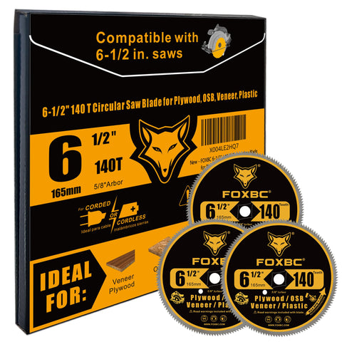 FOXBC 3-pack blade image showing value for DIY remodelers