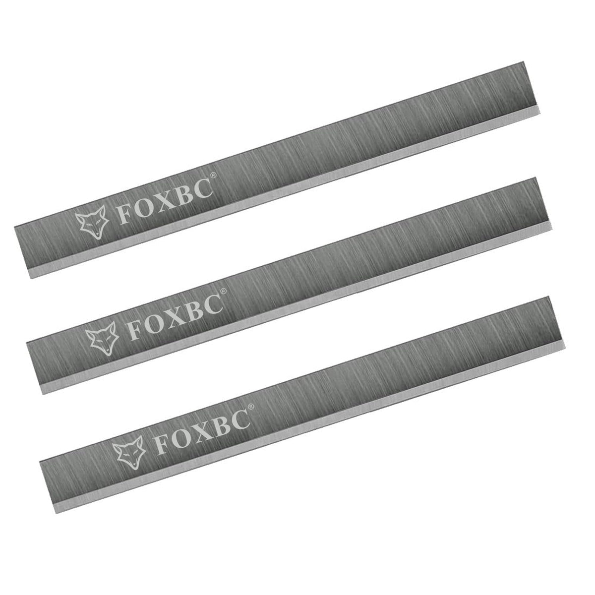 FOXBC 6-1/8-inch jointer blades pack for precise edge finishes.