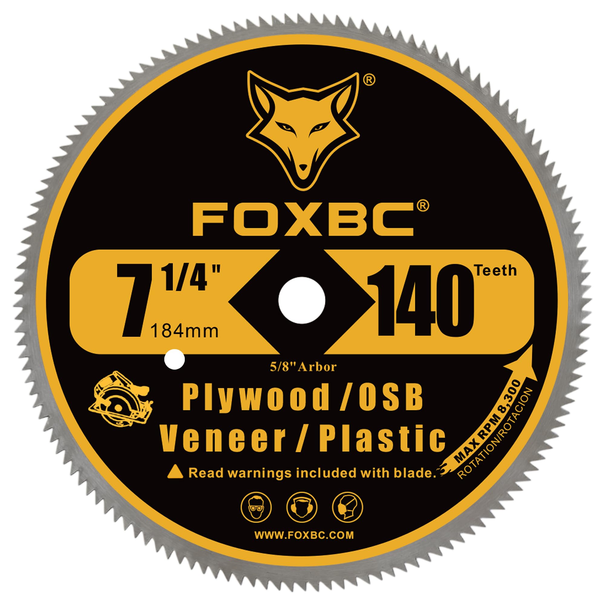 FOXBC blade with precision-ground teeth delivering clean cuts