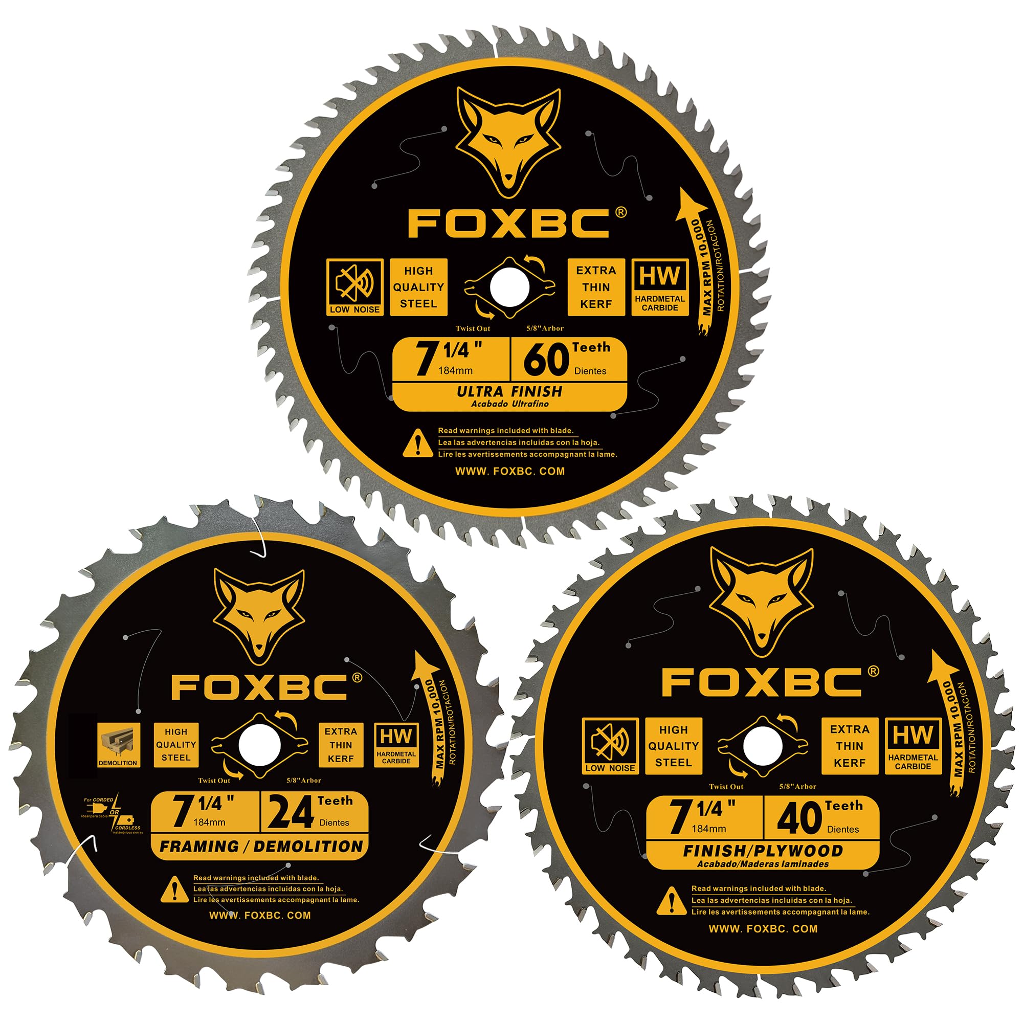 FOXBC 24T framing blade ready for precise framing cuts