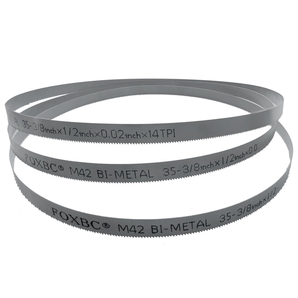 FOXBC bandsaw blade close-up teeth for precise cuts