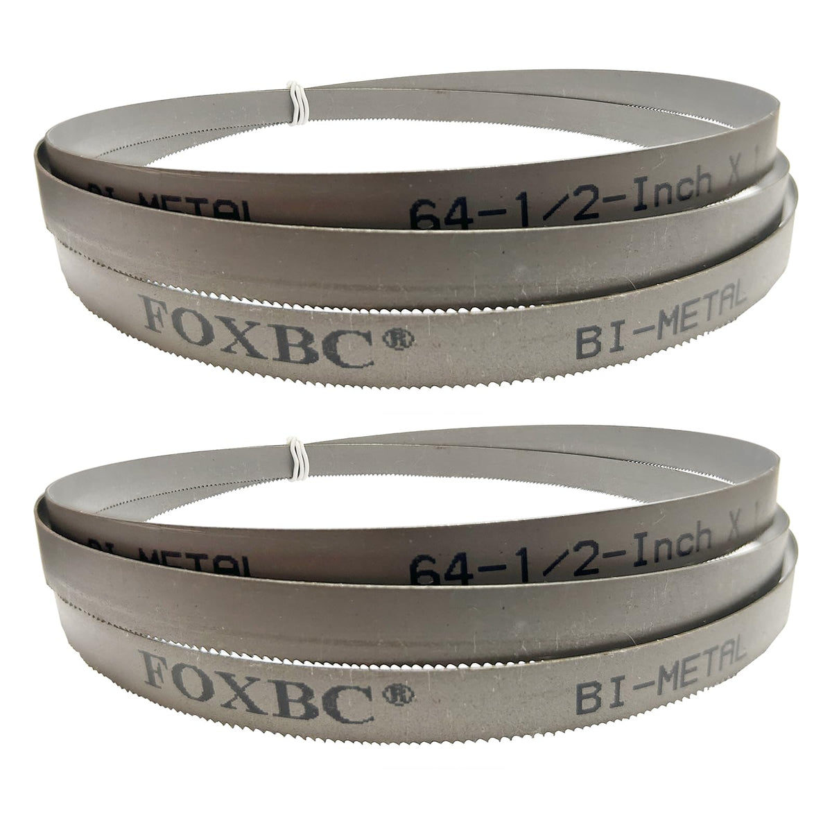 FOXBC bandsaw blade 64-1/2in 24tpi close-up for precise metal cutting