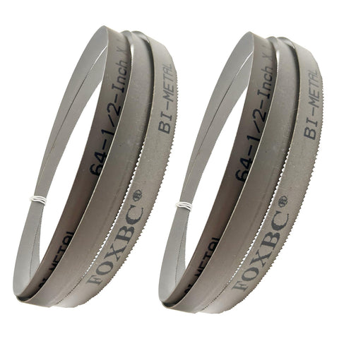 FOXBC bi-metal blade close-up highlighting durable M42 edge for tough metals