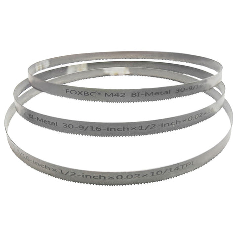 FOXBC bi-metal M42 steel core close-up highlighting durability.