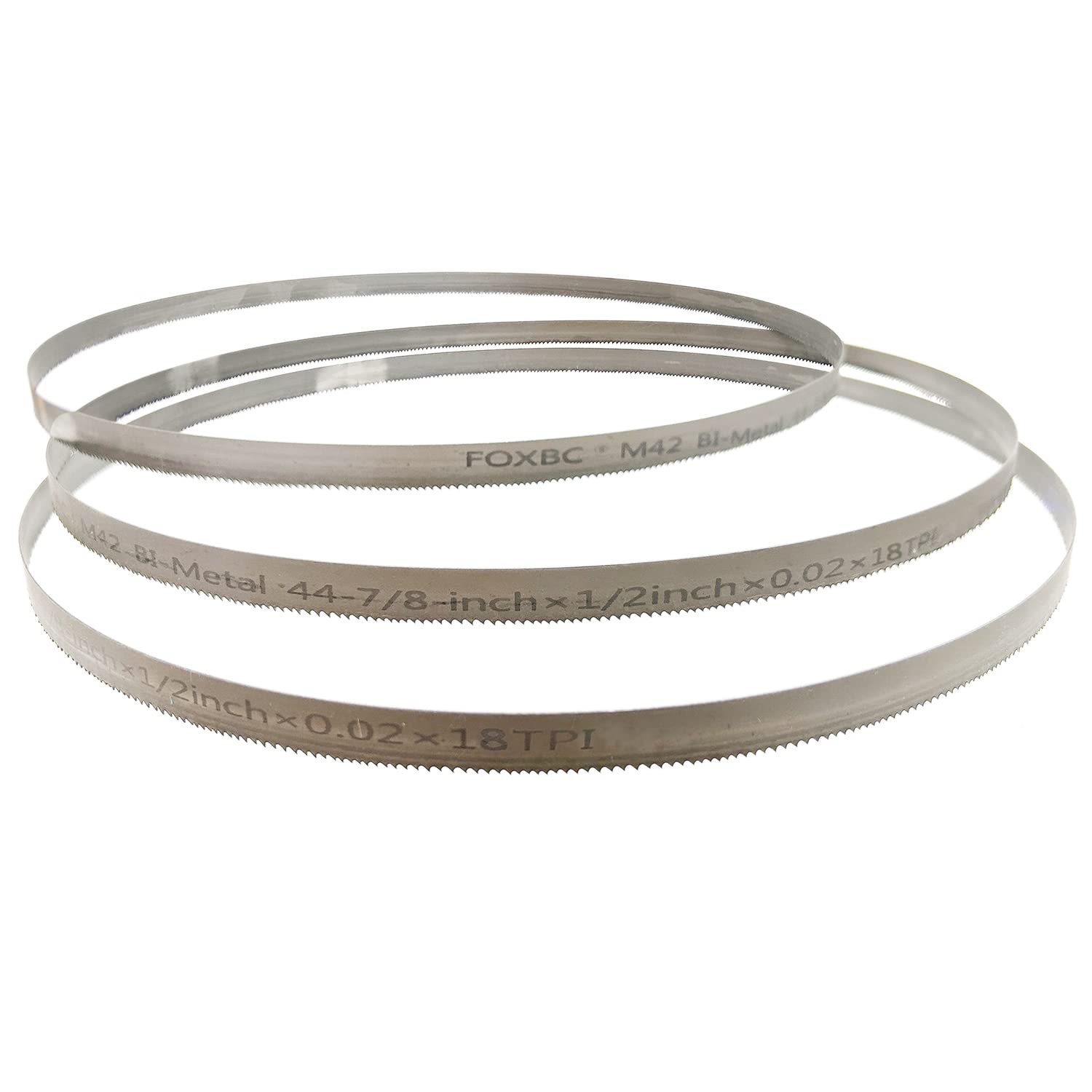 FOXBC Bi-metal M42 steel teeth designed for heat resistance and long-lasting performance.