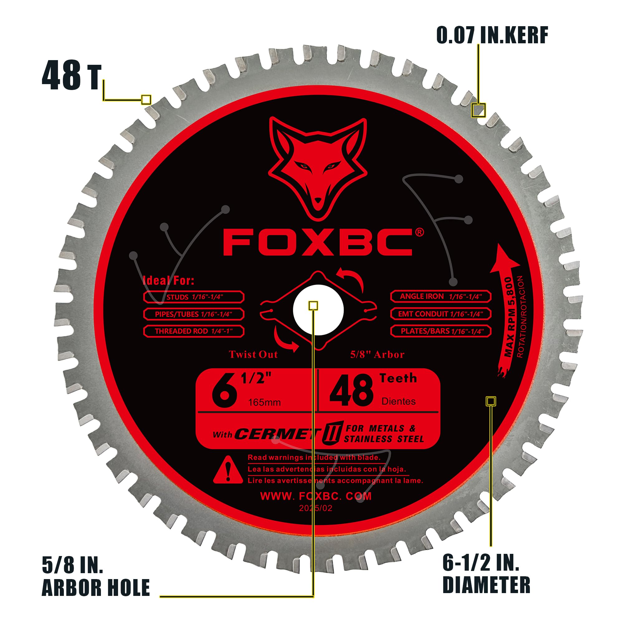 FOXBC ceramic carbide teeth close-up for durability and cooler cuts