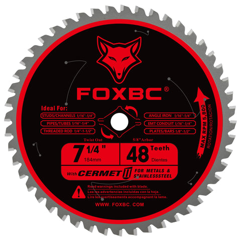FOXBC ceramic carbide teeth close up for durable metal cutting