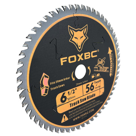 FOXBC compatible with most 6.5-inch track saws for versatility.