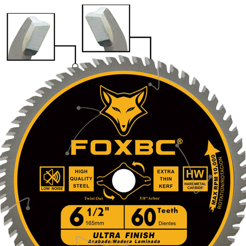 FOXBC compatible with corded and cordless saws for versatile wood cutting.