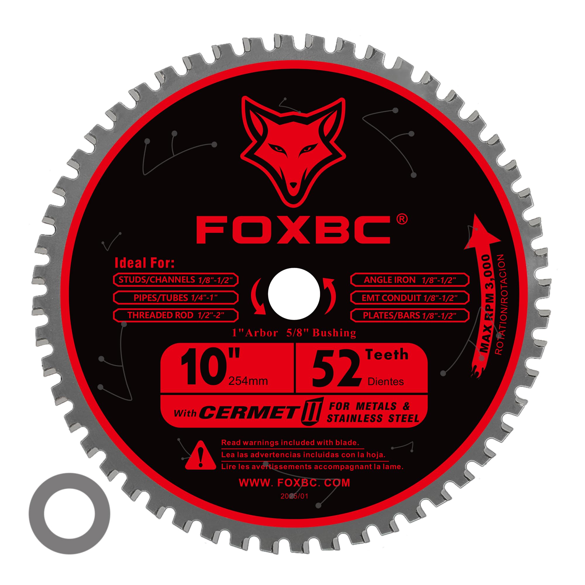FOXBC blade enables cooler cuts versus grinding discs.