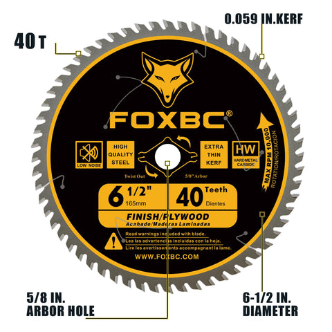 FOXBC blades work with popular brands like Milwaukee, DeWalt, Ryobi for smooth cuts