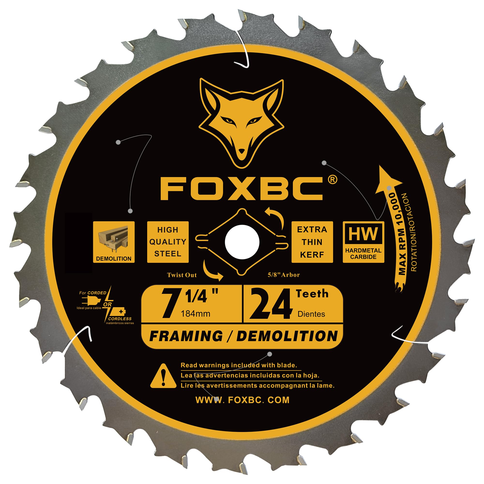 FOXBC Diamond knockout visual highlighting easy mounting