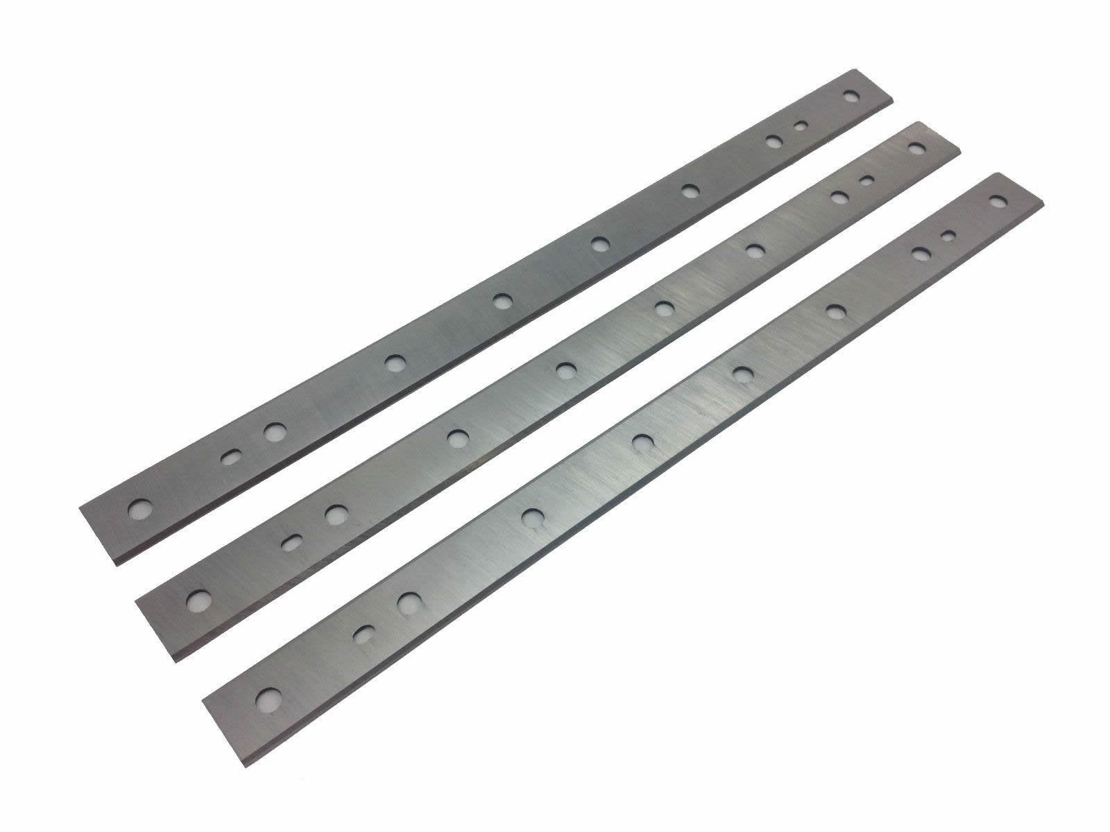 FOXBC high-speed steel planer blades angled edge close-up for durability.