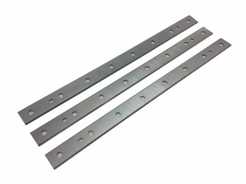 FOXBC high-speed steel planer blades angled edge close-up for durability.