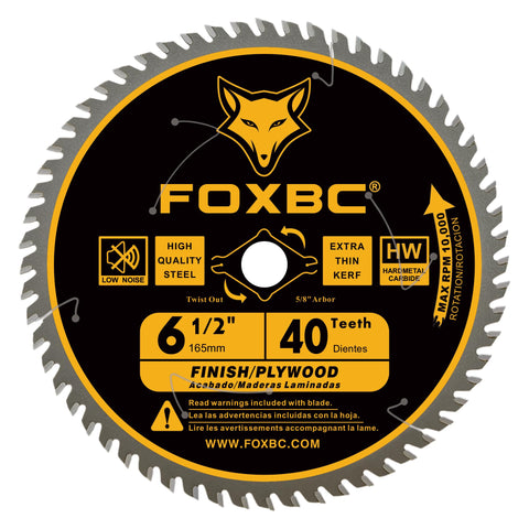 FOXBC laser-cut stabilizer vents reduce noise and keep blade cool