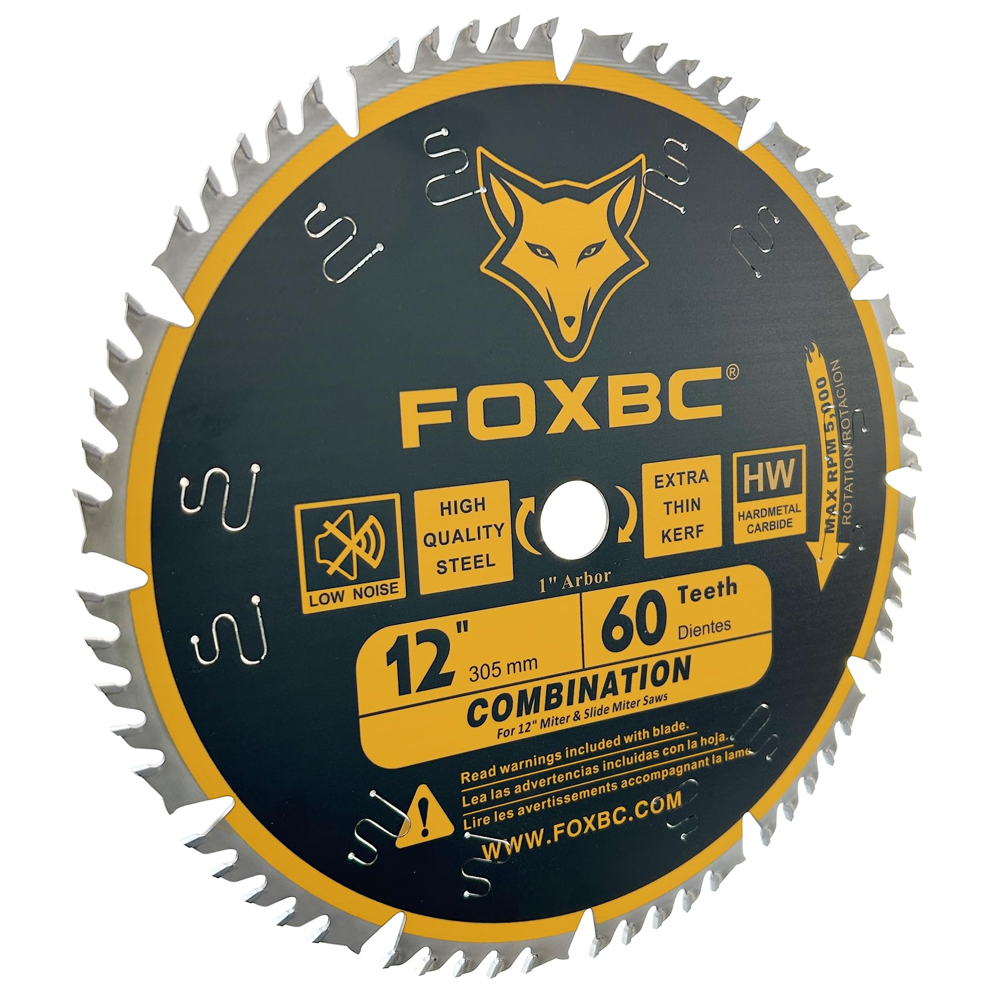 FOXBC low vibration blade offers smoother operation and straighter cuts