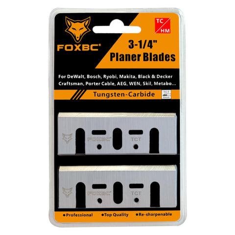 FOXBC pack of five blades packaging shown for easy replacement