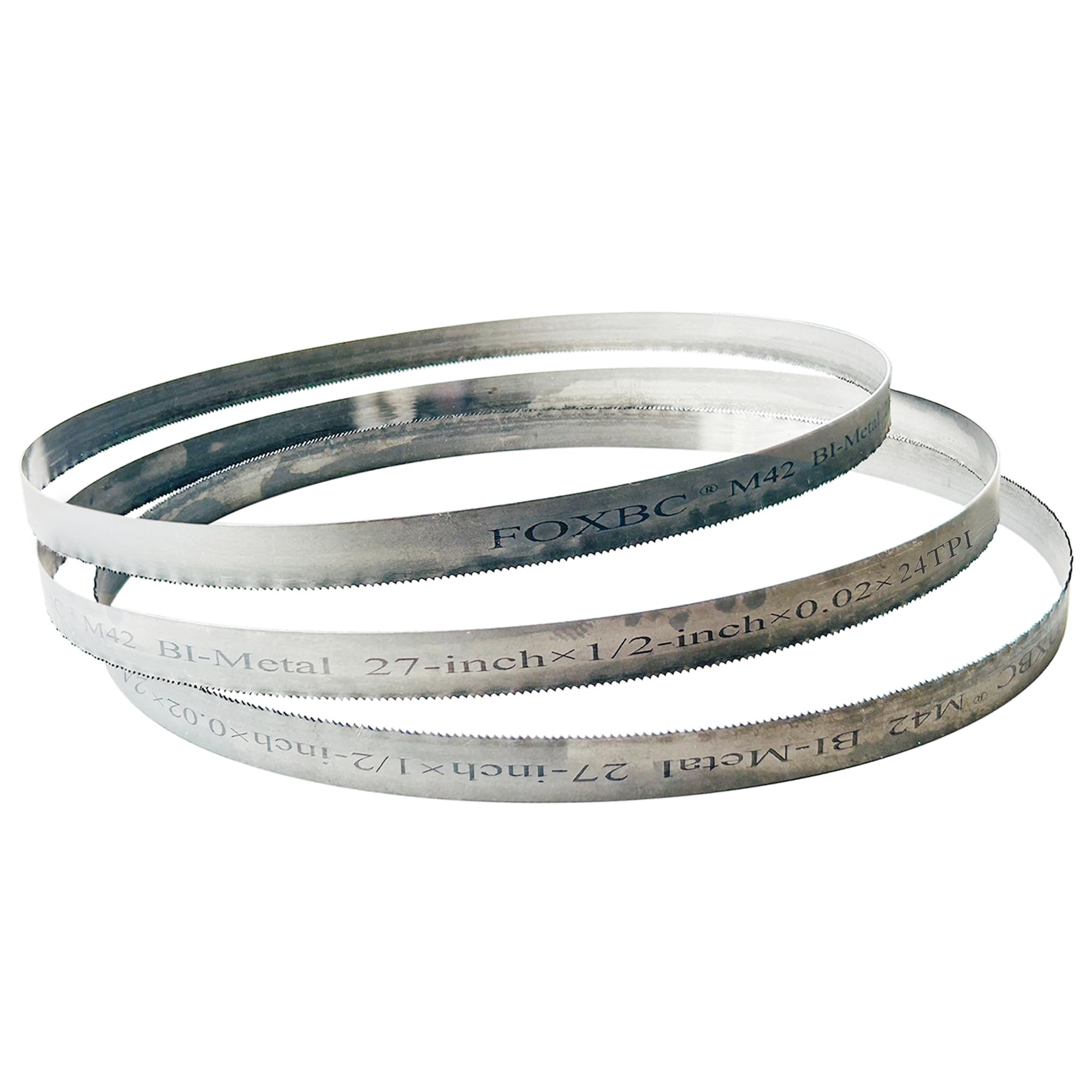 FOXBC 24 TPI precision teeth suit fine shapes and smooth finishes.