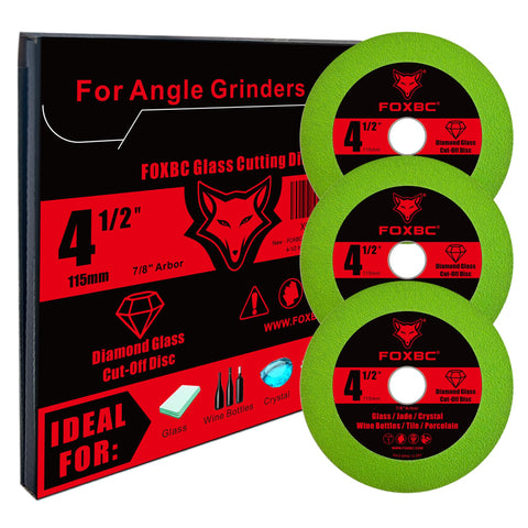 FOXBC solid steel wheel body design reduces breakage risk for safer cutting