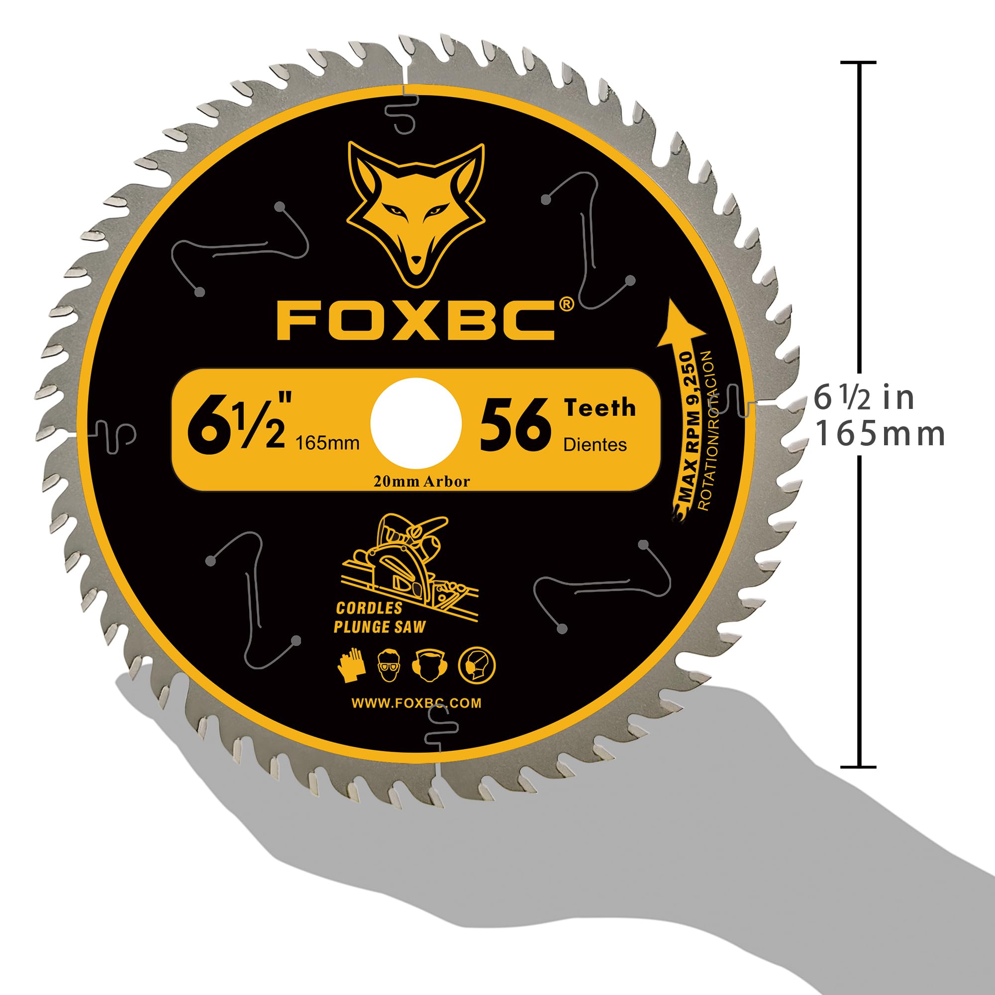 FOXBC ultra-thin kerf blade delivering clean cuts