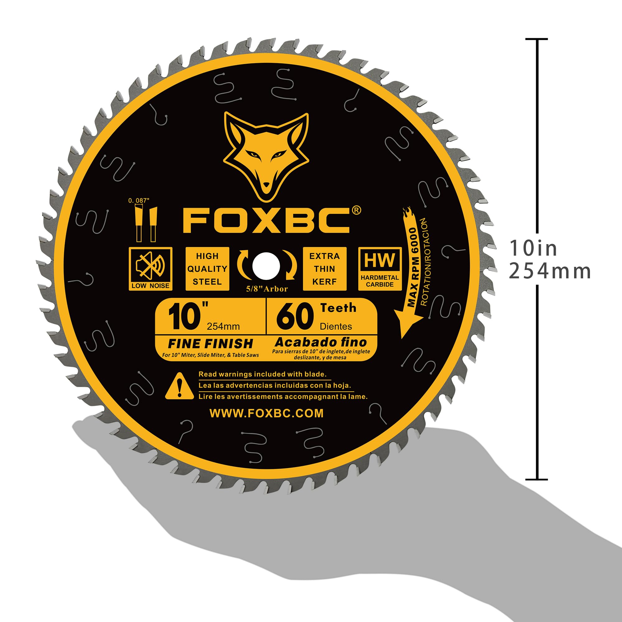FOXBC tungsten carbide blade for long life and wear resistance