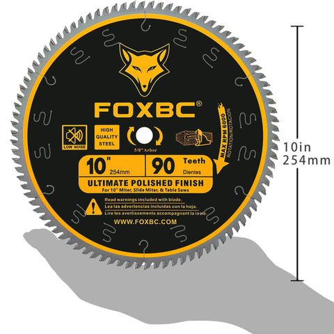 FOXBC ultra-thin kerf enables fast, low-load cuts with minimal waste