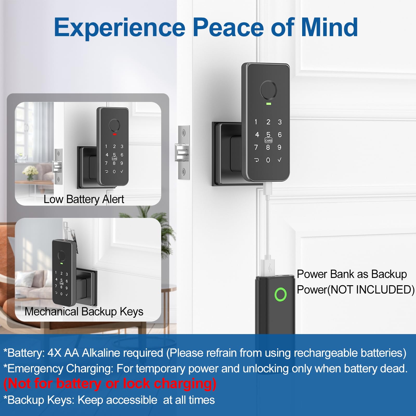 Foxgard anti-peep keypad protecting privacy by allowing random digits