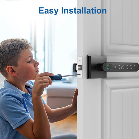 Foxgard square black design suits modern interiors with secure, convenient hardware
