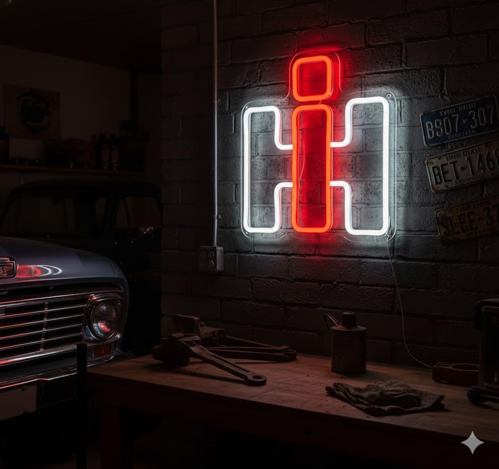 Foxiden Harvester neon sign USB powered for easy placement anywhere