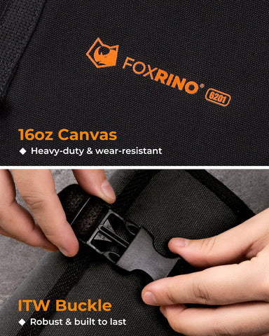 Foxrino roll up design with carry handle for portable setups