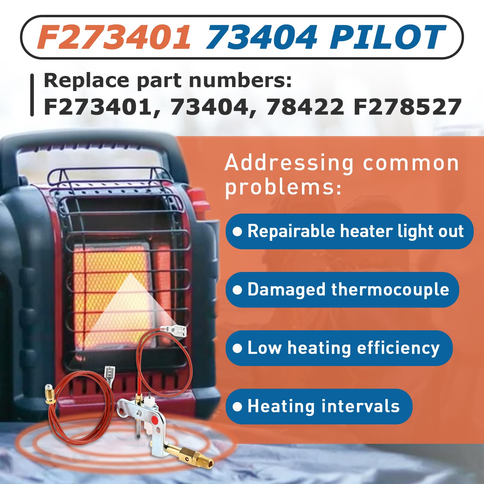 Foycow 73404 pilot assembly compatible with MH9B and MH9BX