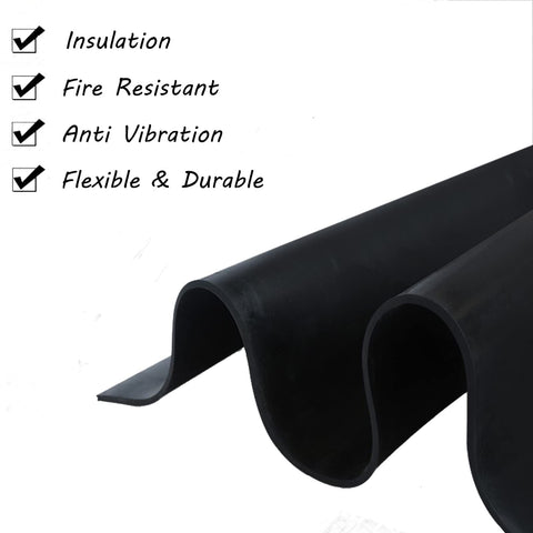 FOYLEAD rubber sheet as cushioning pads and seals.