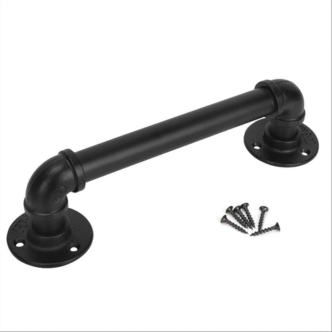 FOYO rustic cast iron towel bar adds industrial charm and practicality