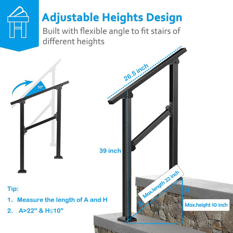 FOYUEE weather-coated handrail resists rust and fading outdoors